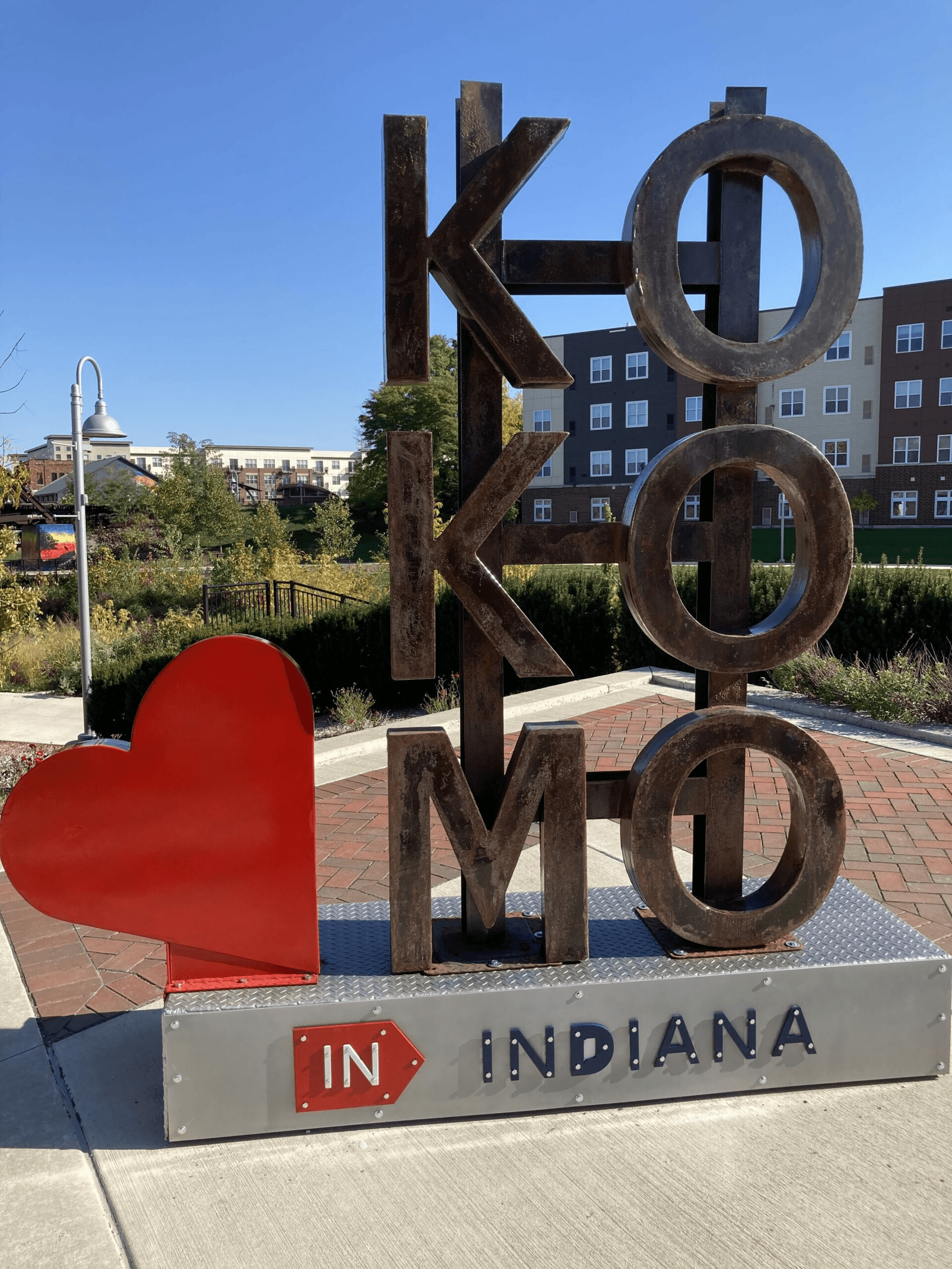 Community park and trails in Kokomo
